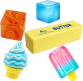 Squishy Butter Cube & Ice Cream Bundle - 5PK