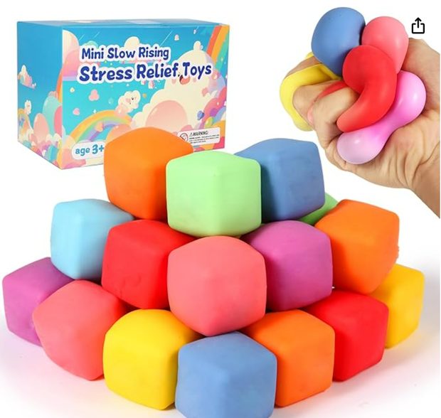 Slow Rise Stress Cube - 12PK